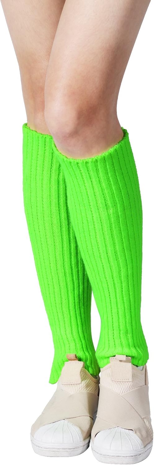 Blulu 2 Pairs 80's Knit Leg Warmers with Good Elasticity 80's Party Costume Women Soft Long Leg Warmers for Halloween Party Accessories - Image 6