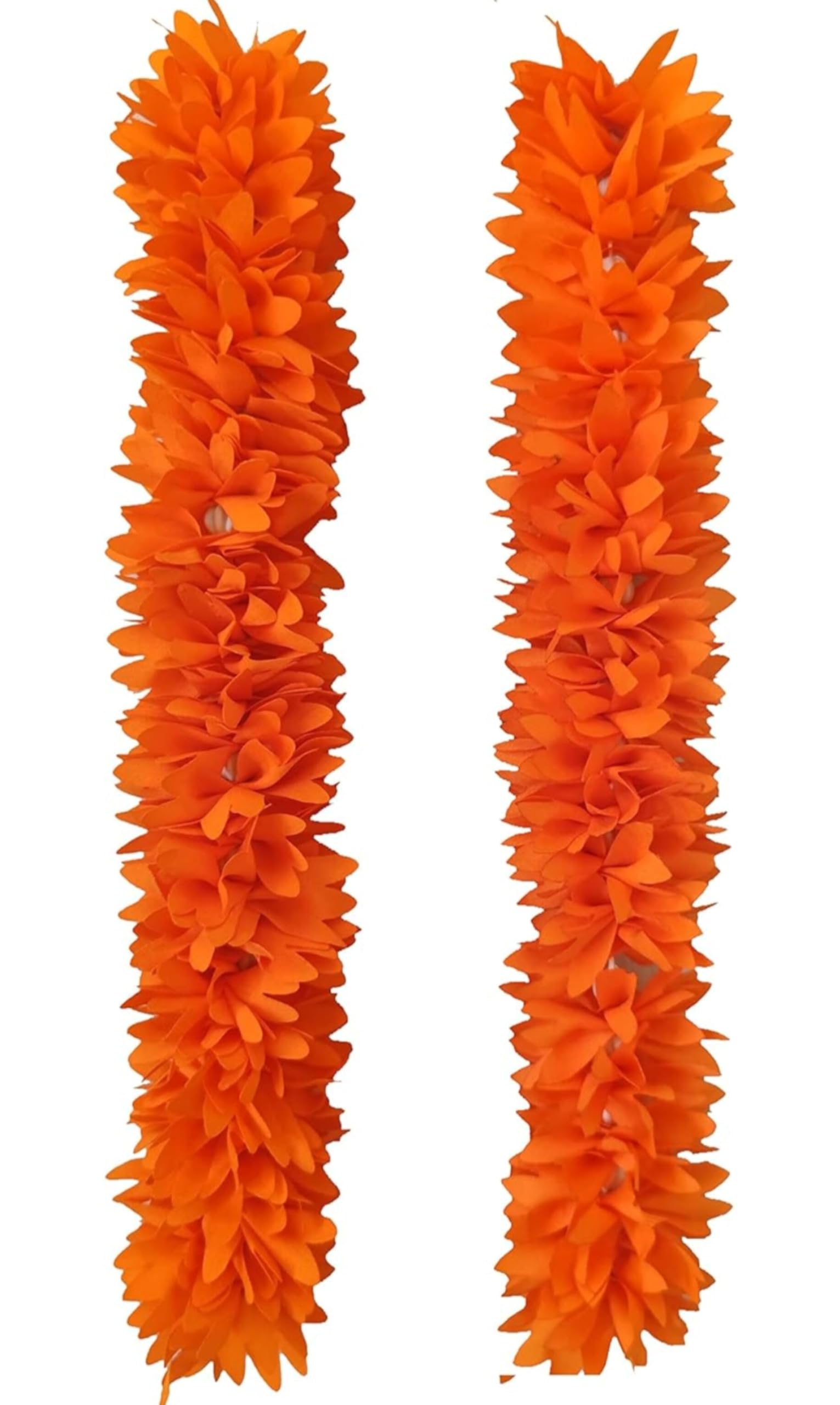 Generic Artificial Orange Mallipoo/Jasmine Flower Hair Accessory (2 Pack) - Traditional Style, Realistic Appearance-image-44