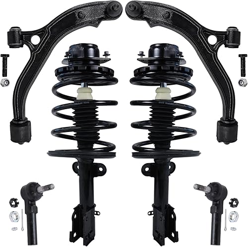 Miniatura 30 de Detroit Axle - Kit de puntales delanteros de 6 piezas para Chevrolet Aveo Aveo5 Pontiac G3 Wave, barra estabilizadora, varillas de acoplamiento