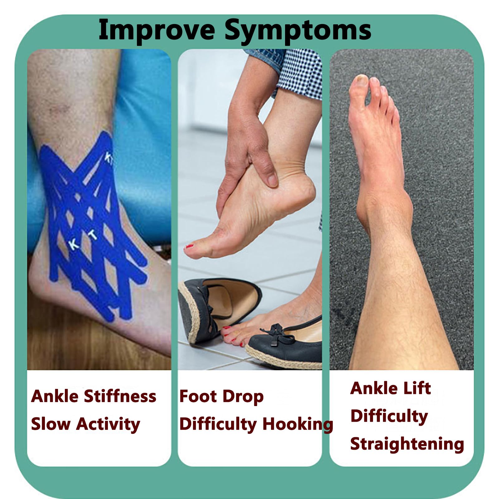 Equipo Ortopédico Tobillo,Entrenador Rehabilitacióntobillo con Controlremoto,ángulo Entrenamiento Flexión Plantar Ajustable (45°)+dorsiflexión (50°),corrección De Estiramiento Estático+dinámico