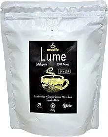 NoCoffe Lume – Café Especial 100% Arábica – 84+ SCA – Café Torrado e Moído – Frutas Amarelas, Caramelo Cremoso e Corpo Suave – 250g – Montanhas do Caparaó (Minas Gerais)