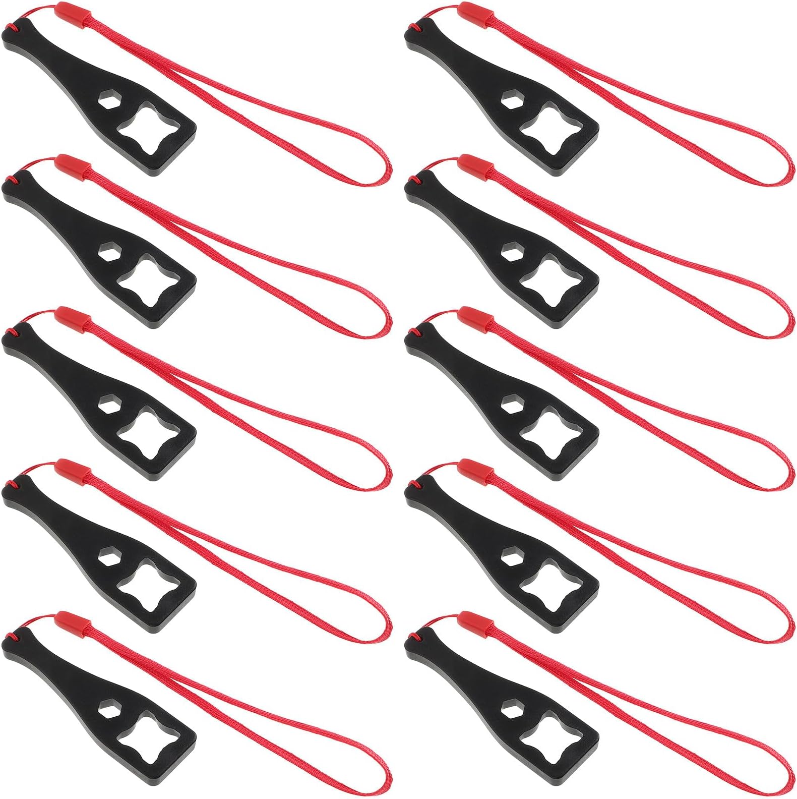 10pcs Camera Plastic Wrench Action Camera Adapter Antislip Design Portable Convenience Vertical Shape with Long Screw and Lanyard for Extreme Sports and Everyday Adventures