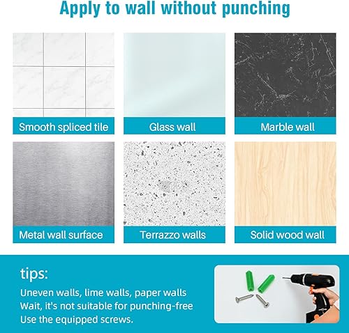 Miniatura 6 de Soporte de montaje en pared al vacío, soporte universal adecuado para el diámetro de mano es de 1.25-1.52 pulgadas aspiradora y para V6 V7 V8