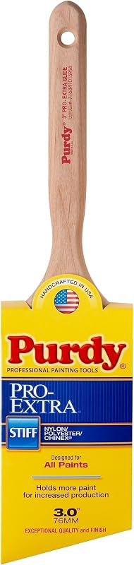 6‐Pack of 3 Purdy 144152730 Pro‐Extra Glide Angled Sash Paint Brush, Tynex Chinex & Orel