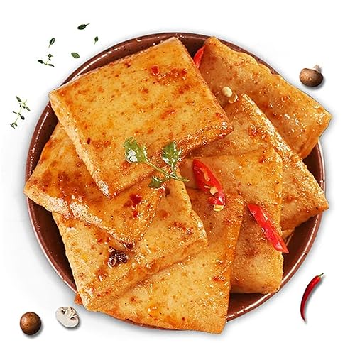 Miniatura 3 de Deliciosos aperitivos de tofu de pescado, snack instantáneo en tira picante, chino especial clásico, hecho a mano, tofu de pescado picante, el mejor