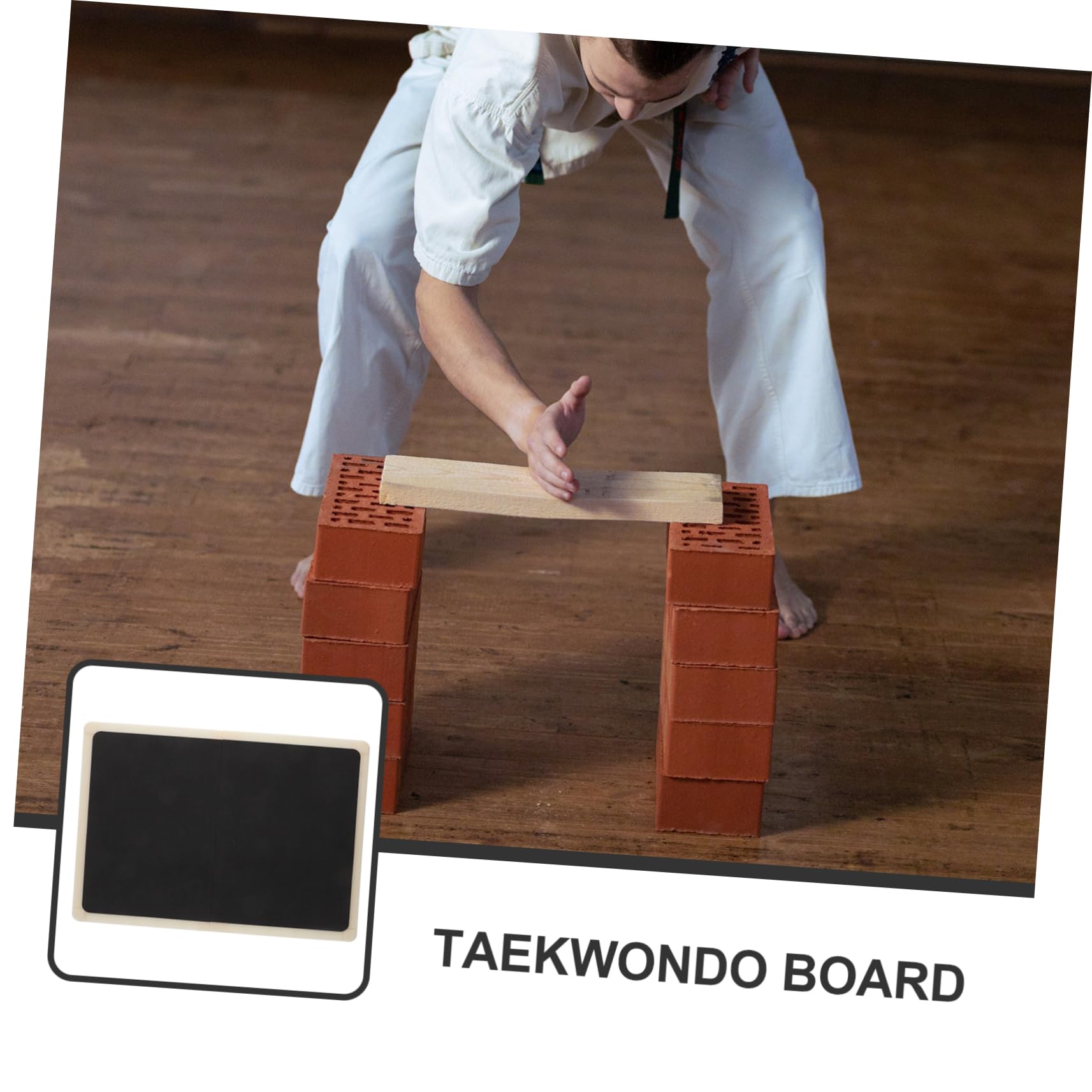 balacoo Abs Eva Material Breaking Board Karate Practice Board Rebreakable Punching Mats Taekwondo Training Mats Portable for Beginners