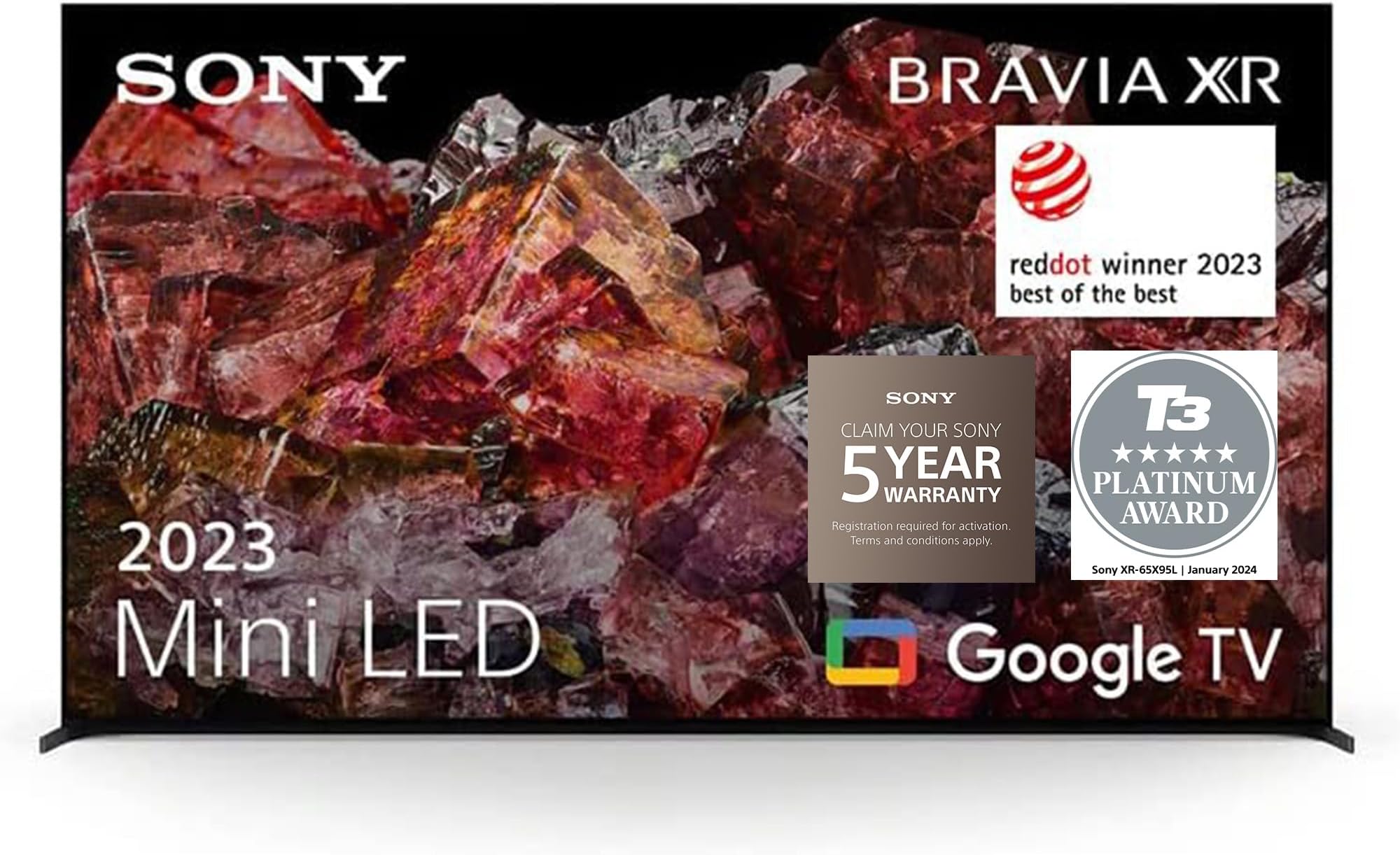 Sony BRAVIA XR XR65X95L Mini LED 4K HDR Google TV ECO PACK