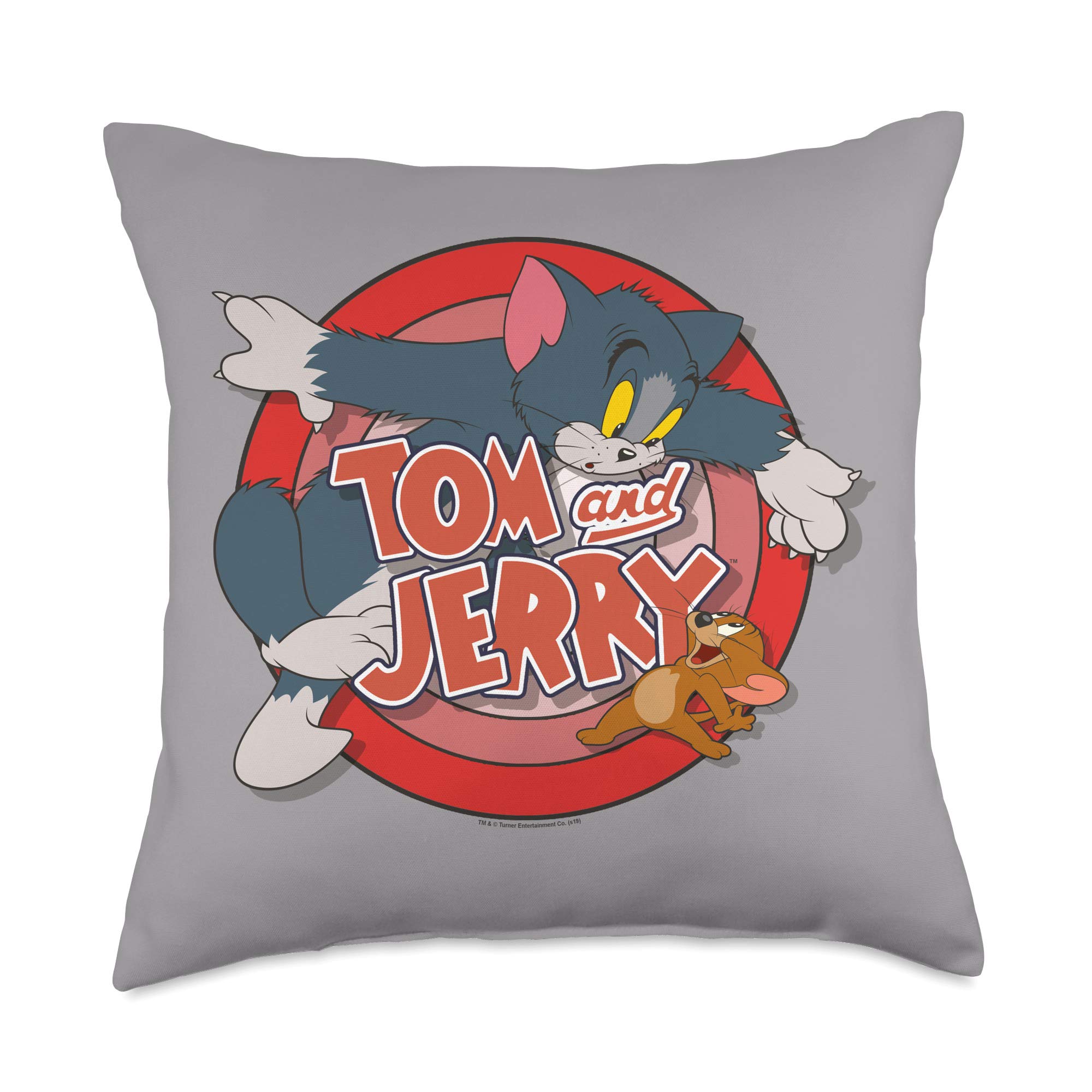 Tom and Jerry Cat & Mouse Throw Pillow