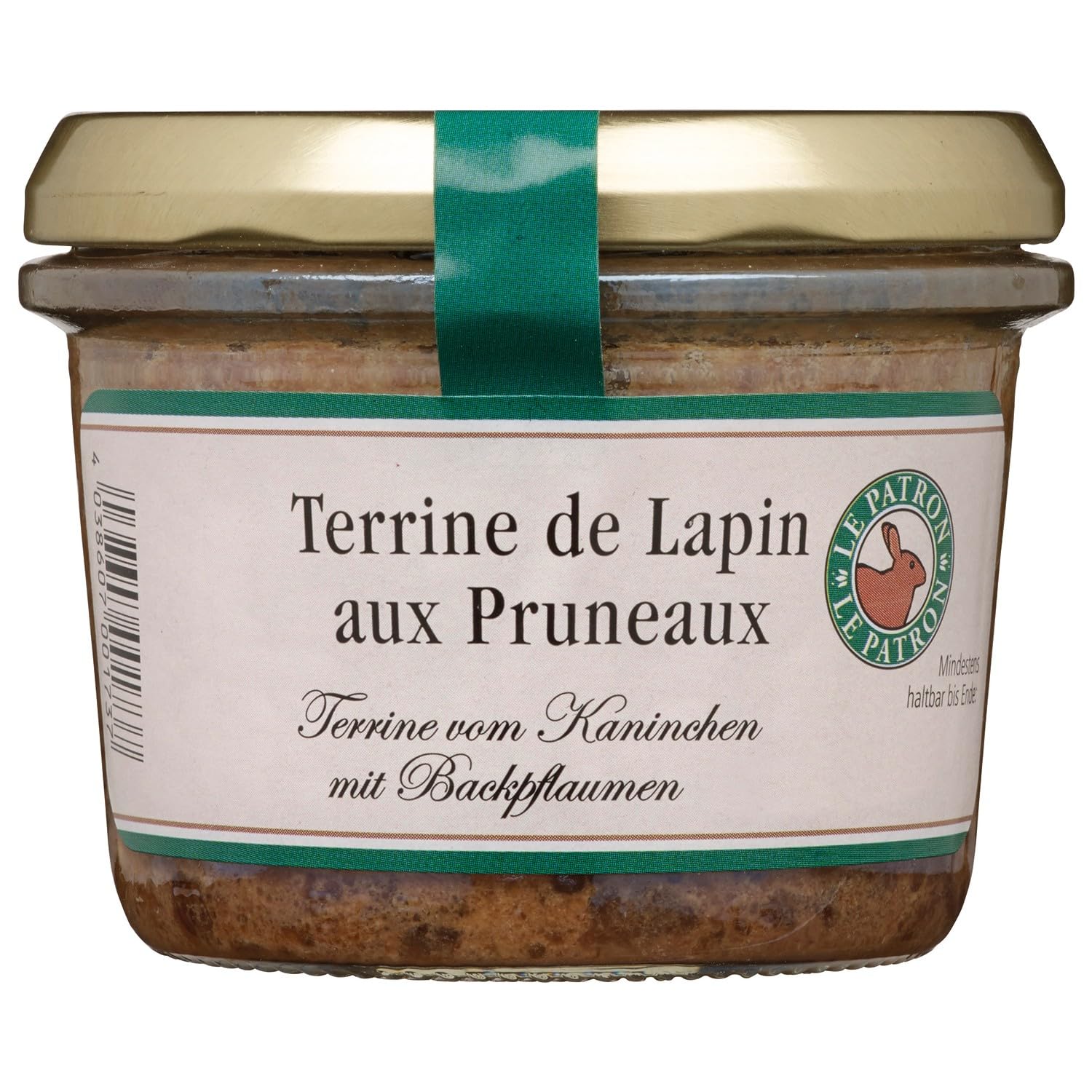 Terrine de Lapin aux Pruneaux klassische Pastete mit Kaninchen und Backpflaume Brotaufstrich Frankreich inkl. FeinWert E-Book (6 x 180g)