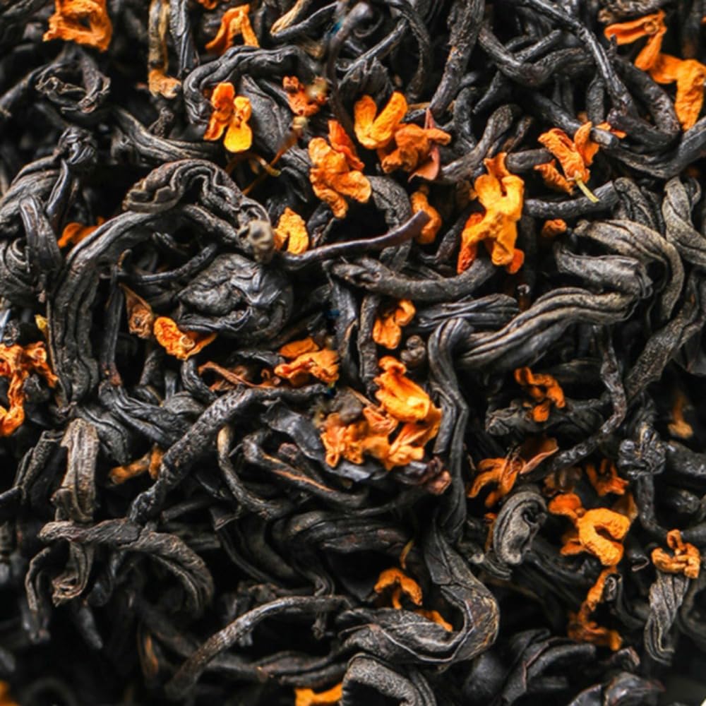 Té Negro Keemun con Osmanthus Grado 1, Originario de Qimen, Anhui 500g