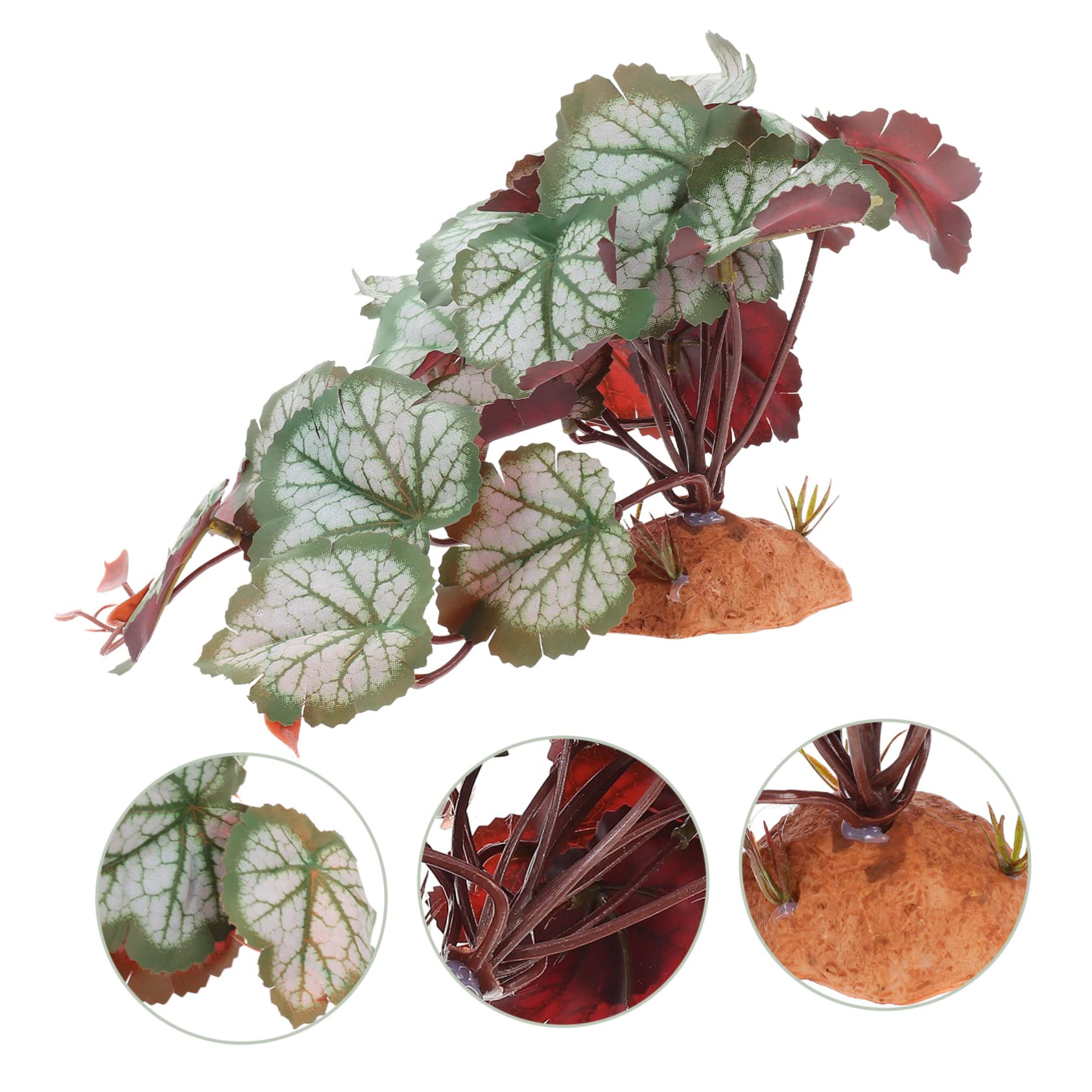 Decorazioni Acquario E Terrario - Piante Finte E Rami In Resina Per Rettili E Tartarughe - Foto 9