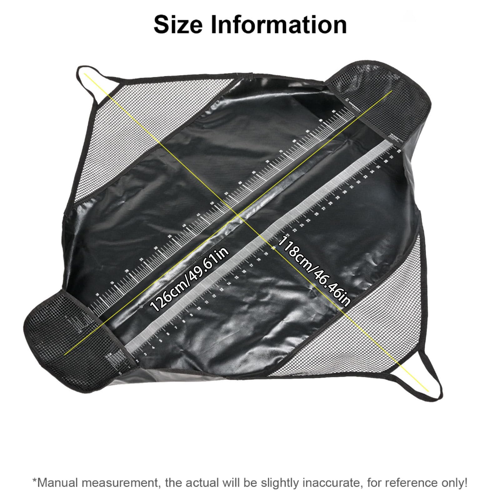 Wiegetasche, Angeltasche, faltbar, für gefangene Fische, Wiege für Barsch Angelschlingen, robust