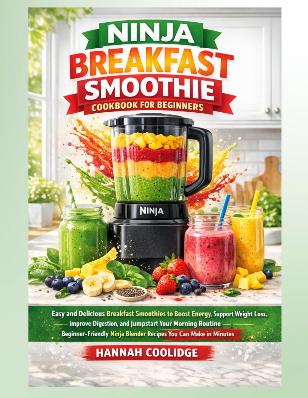 Ninja Breakfast Smoothie Cookbook for Beginners: Easy and Delicious Breakfast Smoothies to Boost Energy, Support Weight Loss, Improve Digestion, and ... Ninja Blender Recipes You Can Make in Minutes