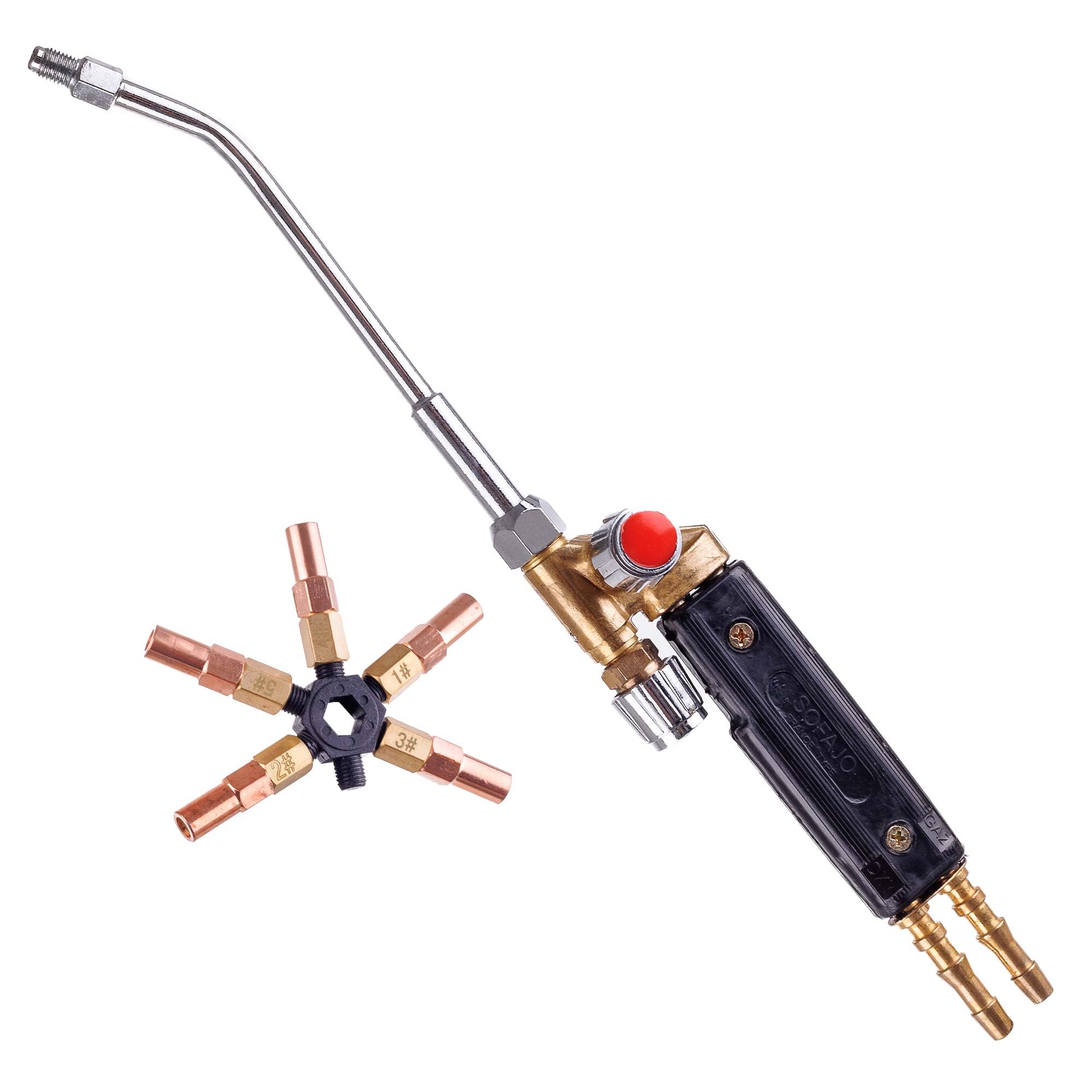 Taschenlampe zum Löten von Metallen und Legierungen Sauerstoff/Propan