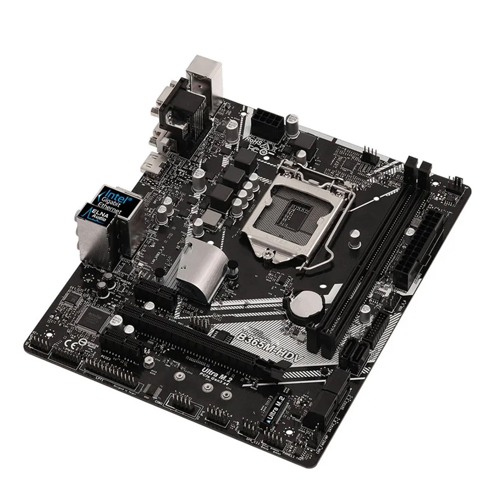 Schede madri per computer Fit For Asrock B365M-HDV Desktop Intel B365 B365M DDR4 Scheda madre LGA 1151 I7/i5/i3 USB3.0 SATA3