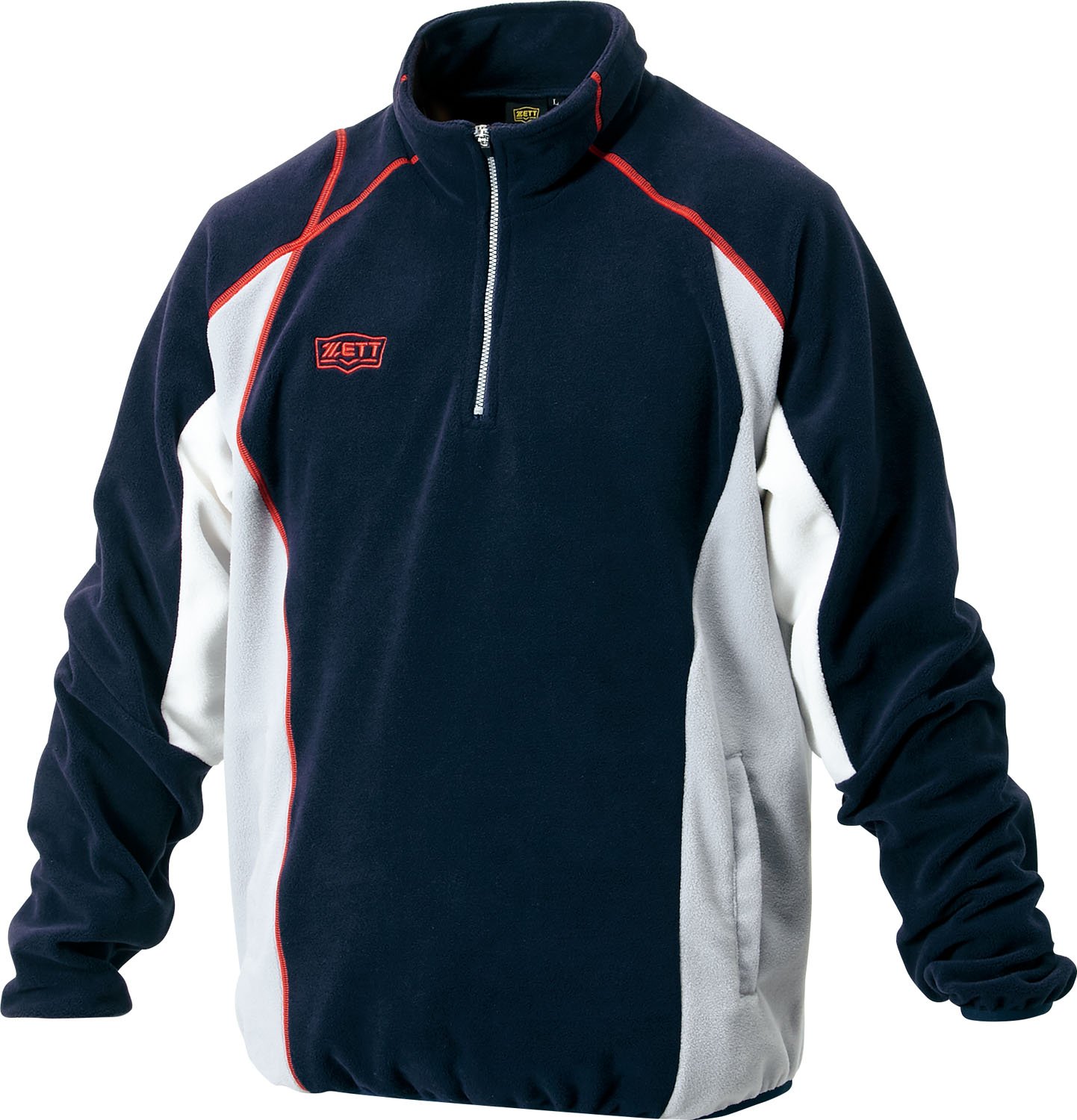 ZETT ネイビー レッド ジャケット