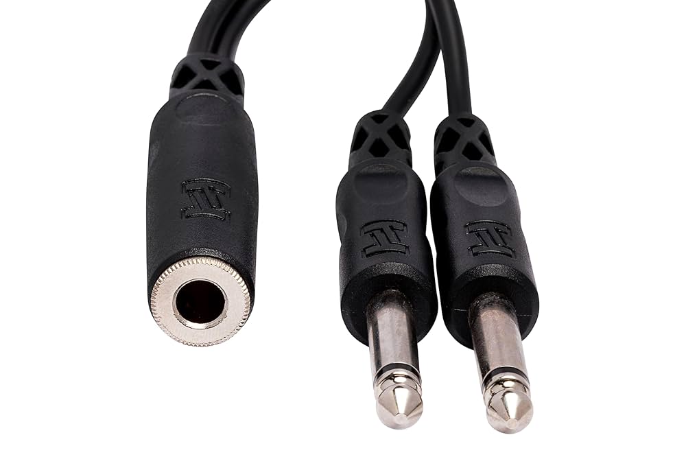 Amazon | Hosa YPP-106 モノラルフォンメス-モノラルフォンオス