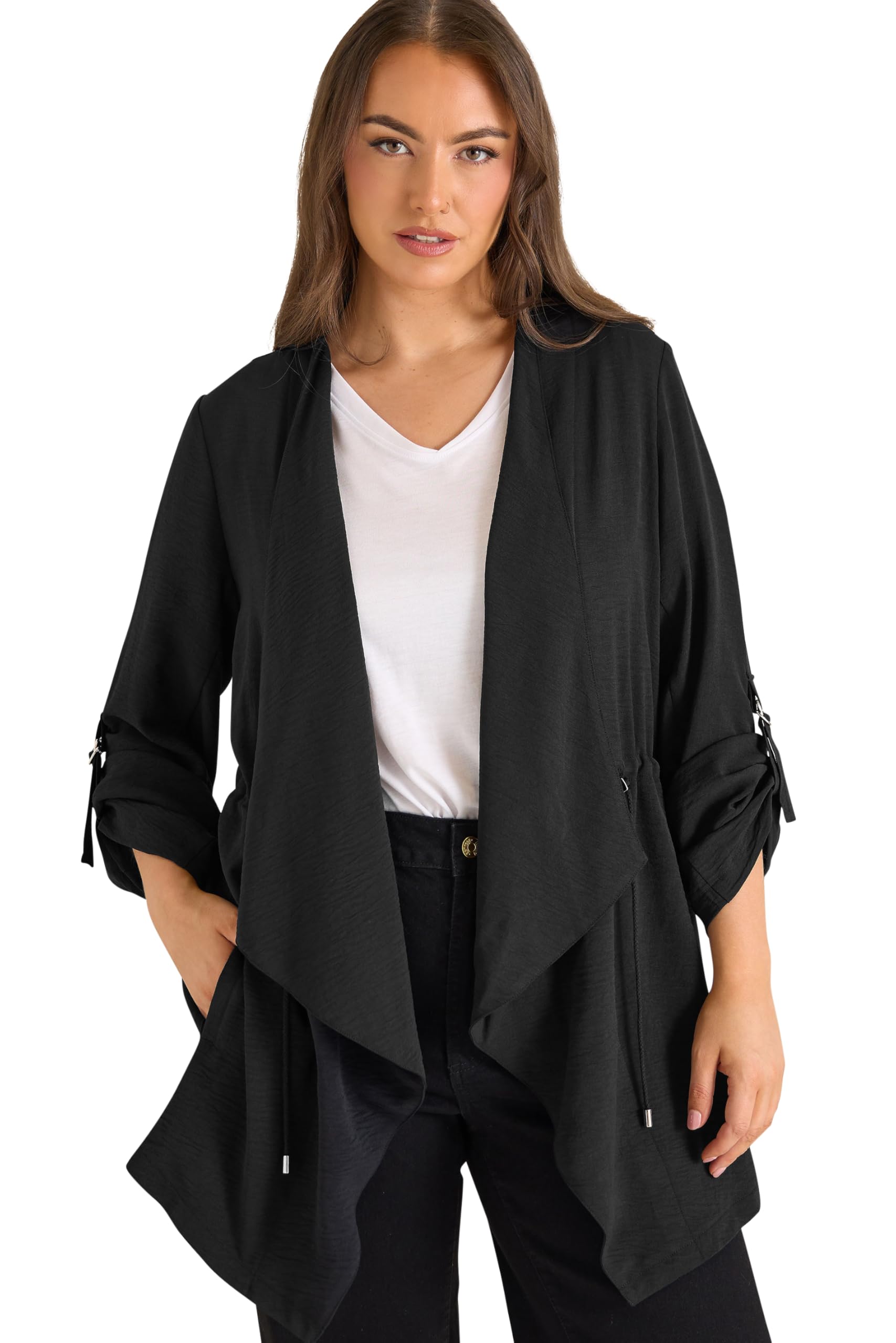 Evans - Women's Jacket - Waterfall - Black - Size 26-28