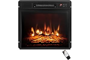 COSTWAY 18-Inch Electric Fireplace Insert