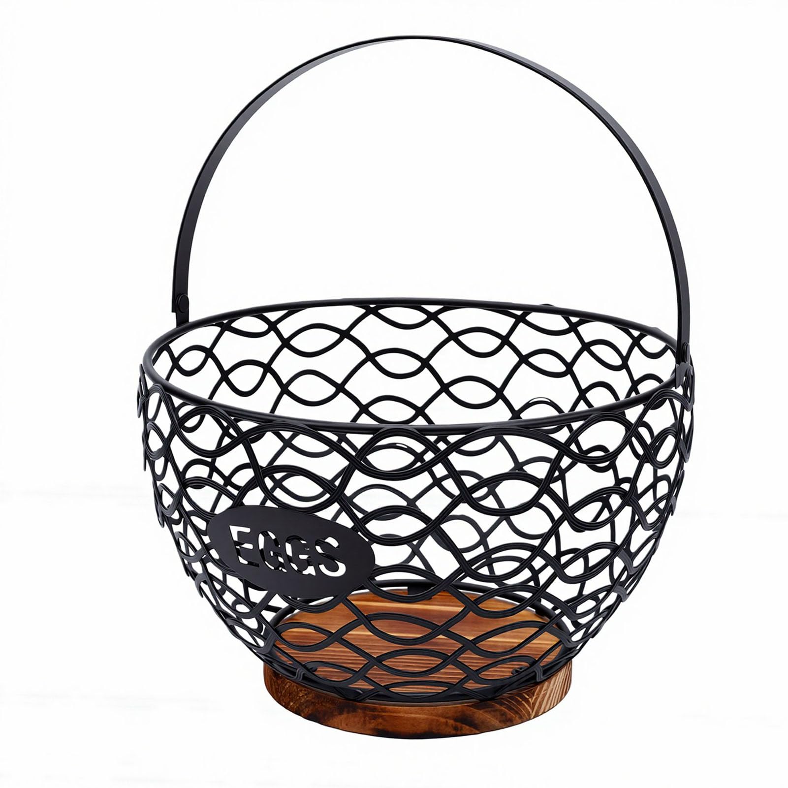 Panier à œufs en fil de fer pour une cuisine campagne chic et récolte