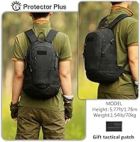 Vista 3 de Protector Plus Mochila táctica para motocicleta, pequeña bolsa de ciclismo militar (incluye paquete)
