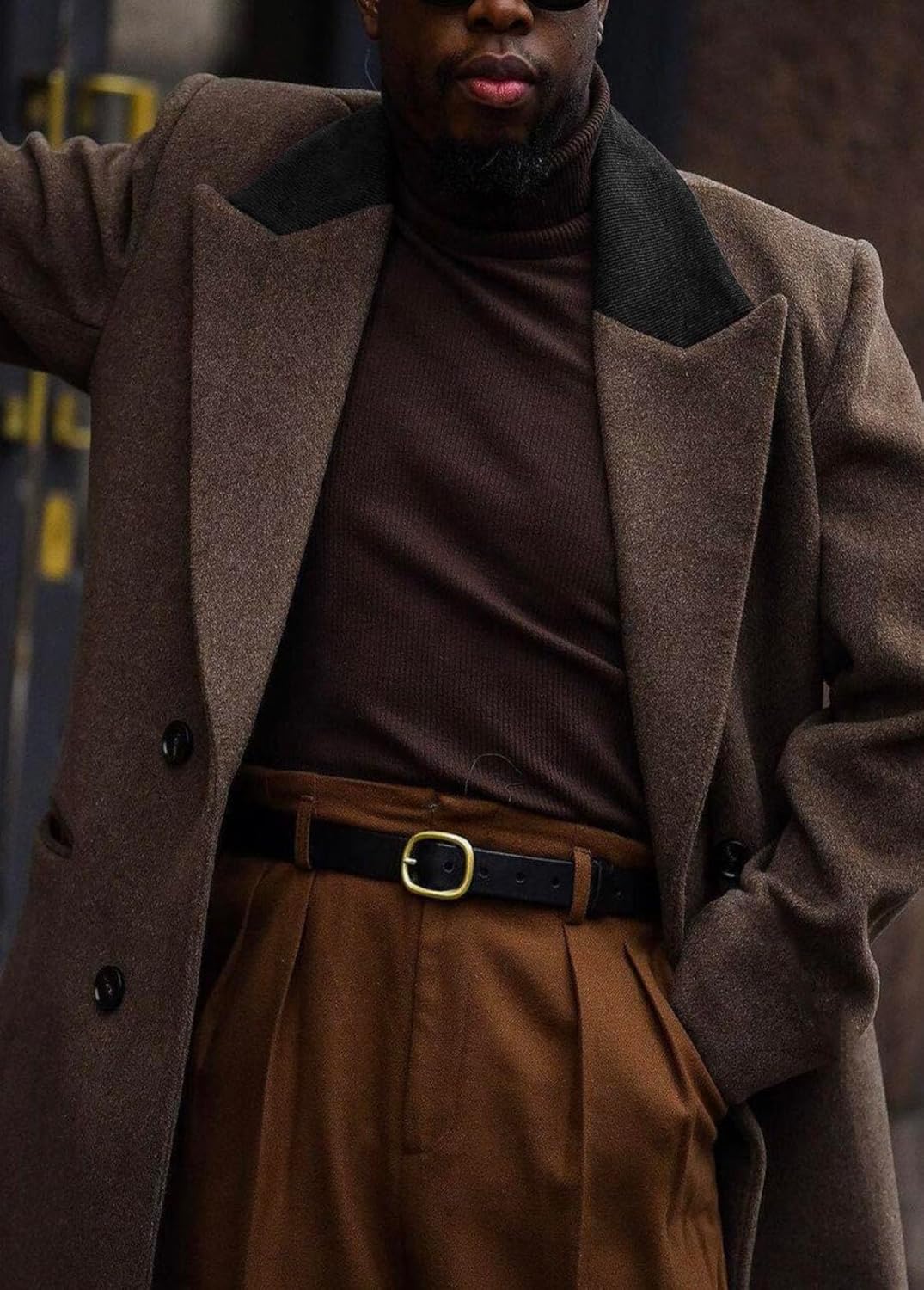 VENNYNG Boys Full Length Trench Coat Notched Lapel Long Jacket Double Breasted Classic Winter Overcoat