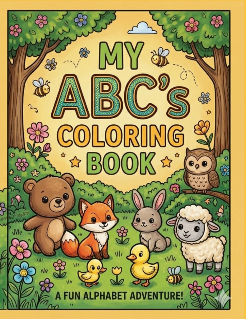 My Spring ABCs: A Fun Alphabet Coloring Adventure