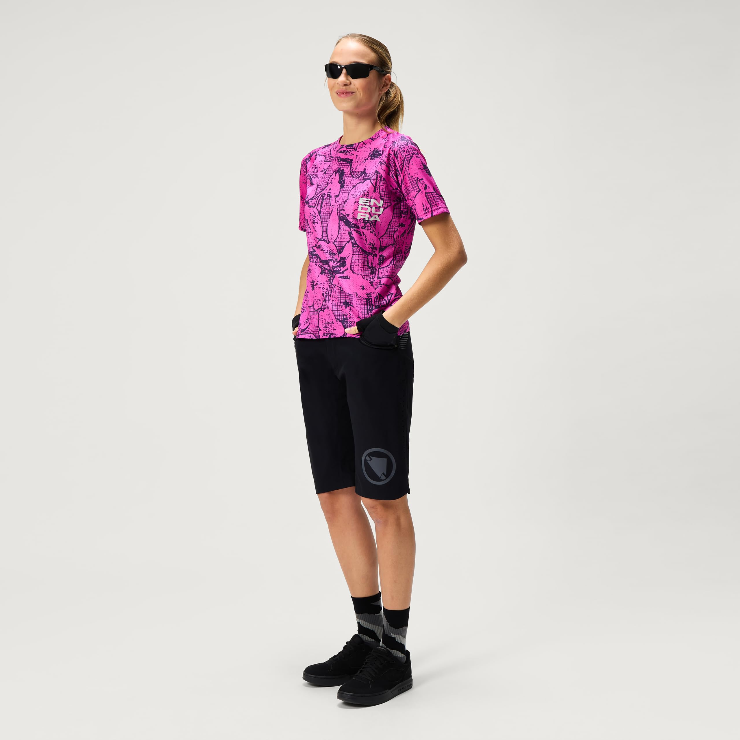 Endura Singletrack Short Sleeve Cycling Core tee Singletrack - Camiseta de Manga Corta para Ciclismo Mujer