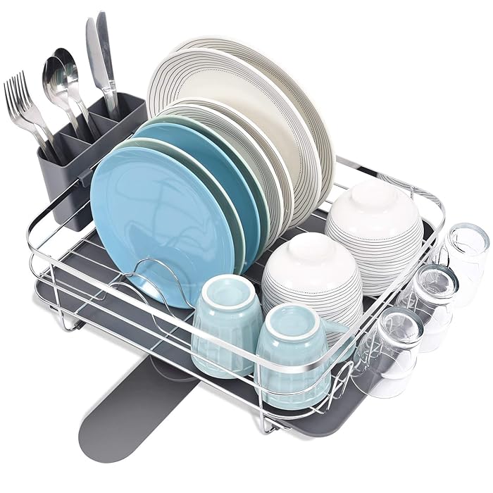 Buy KINGRACK Stainless Steel Dish Rack, Full Size Dish Drainer, Metal