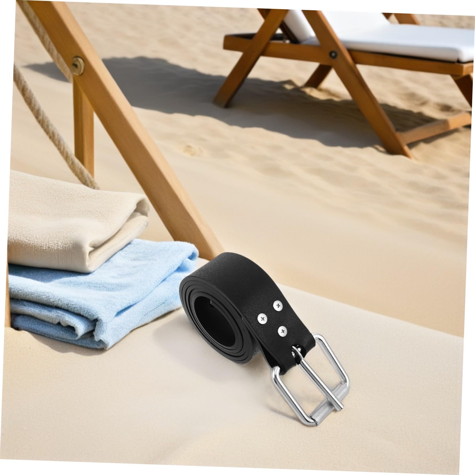 Cabilock Ceinture de Plongée avec Poids Antidérapante pour Immersion et Snorkeling Sangle avec Boucle Rapide Ceinture Stabilisatrice pour Hommes Noire