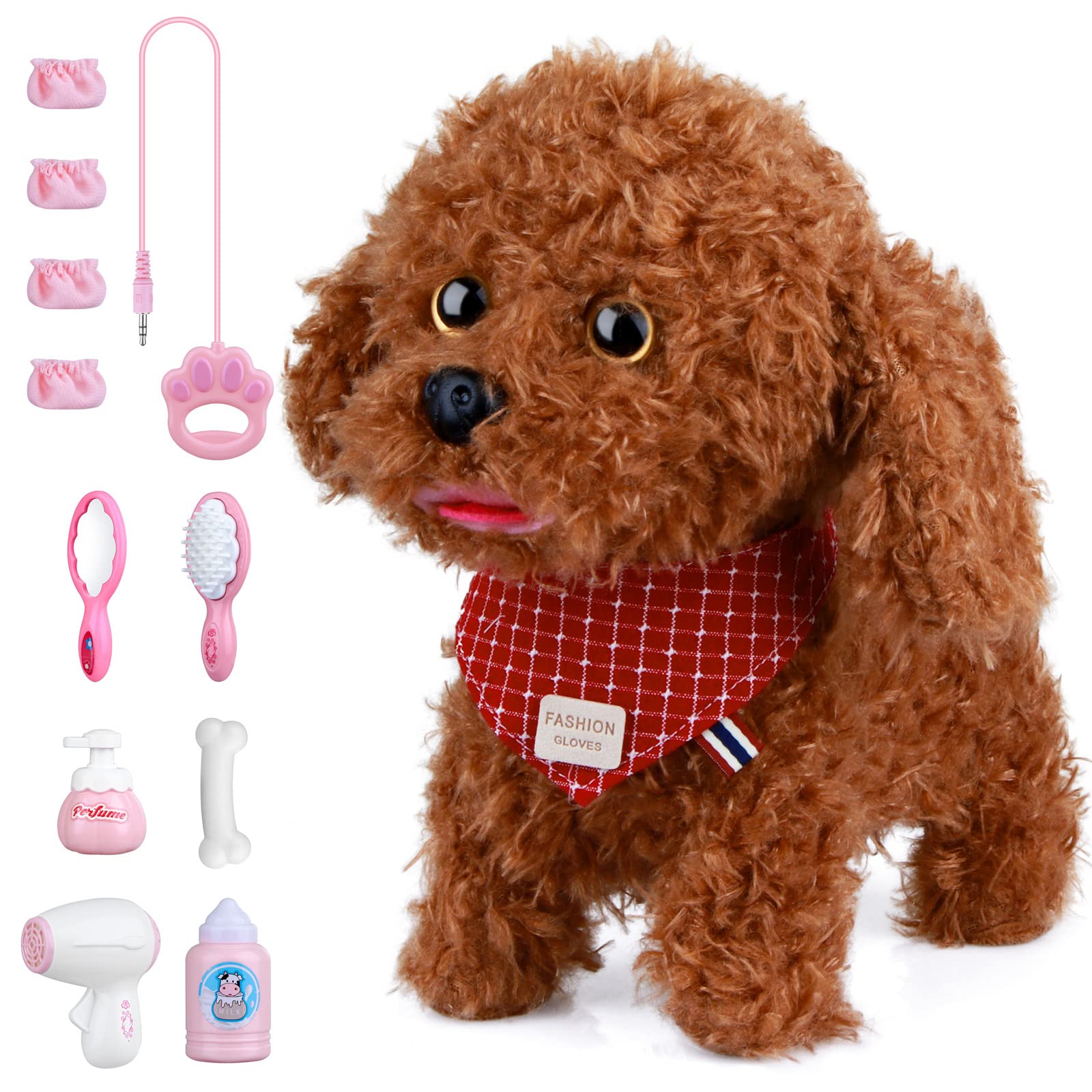 realistic puppy teddy