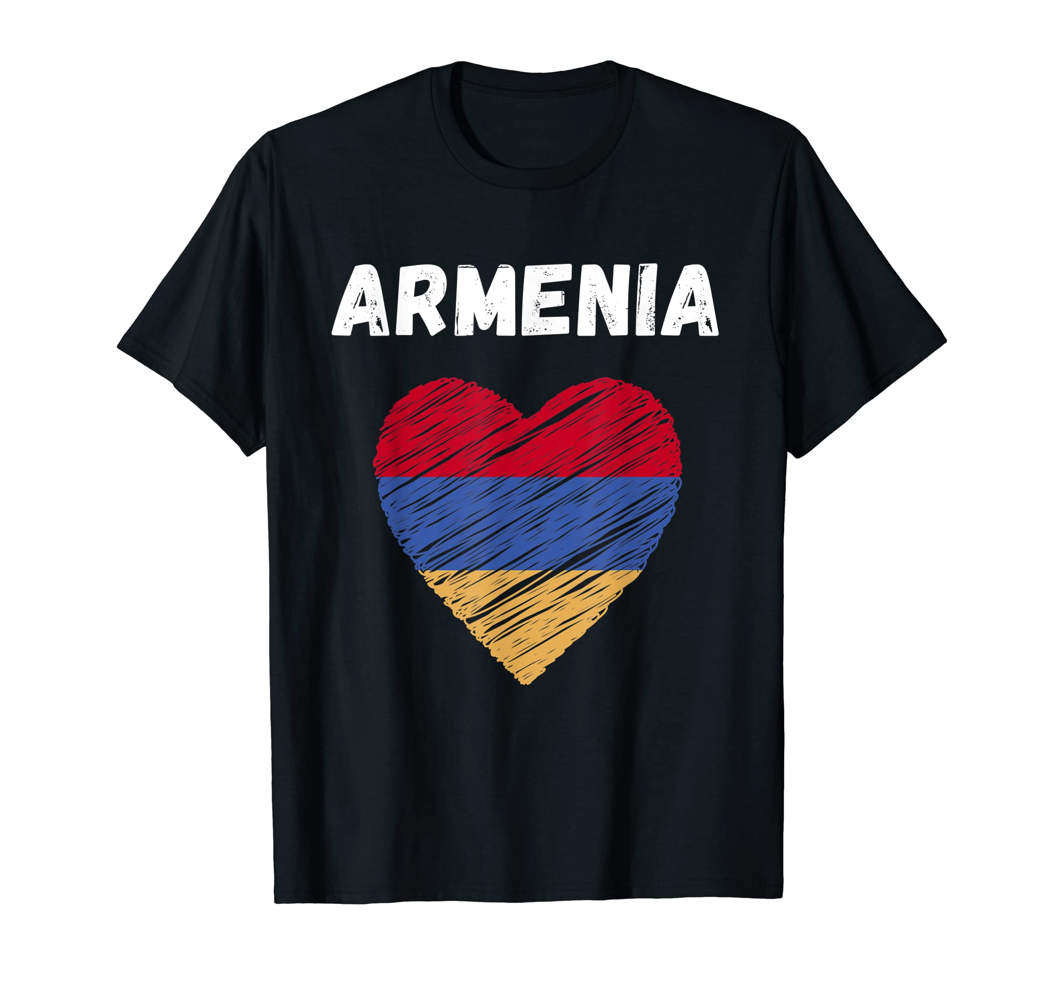 Armenia Flag Armenia Heart Armenian FlagArmenia Flag Holiday Armenia Heart Armenian Flag T-Shirt