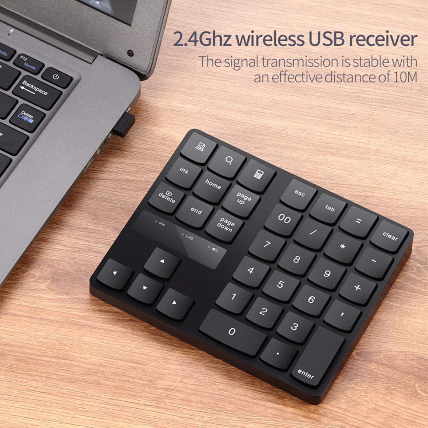 Bananajoy テンキー ワイヤレス Bluetooth ゲーミングキーボード 充電式 薄型 2 4ghz接続 7列 35キー Tabキー付き アイソレーション式 Android Windows Ios Os対応 ブラック 59 Off