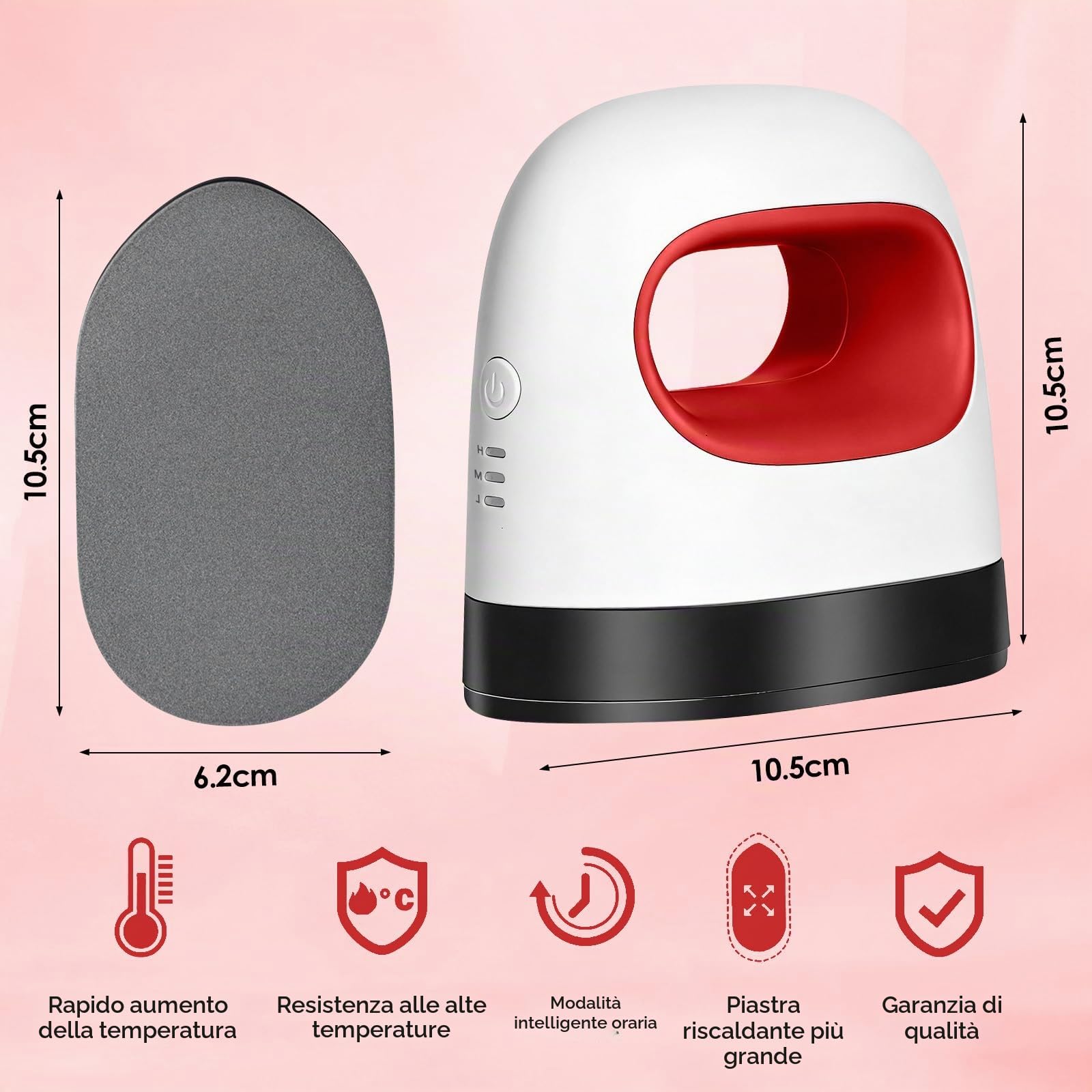 Mini Pressa a Caldo, Portatile Stampante per Tessuti, Termopressa per Maglietteper per Artigianato Vestiti Cappelli