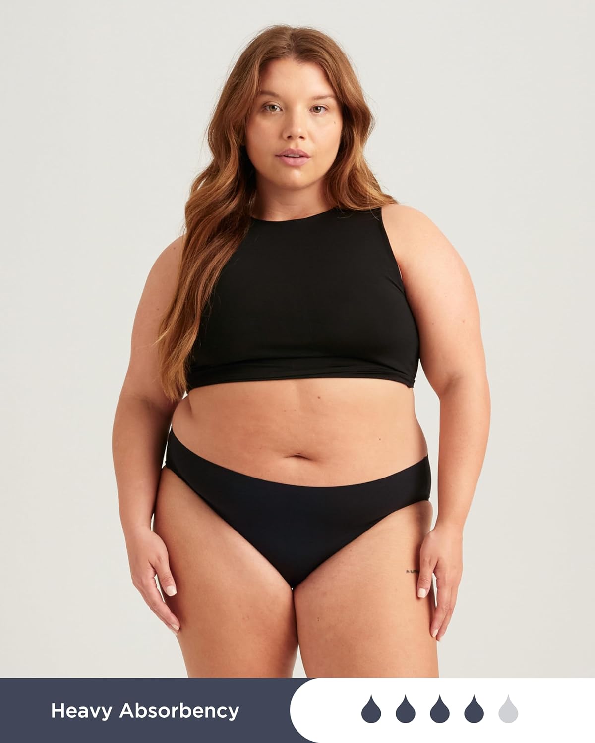 saalt Seamless Brief - Period Underwear - Regular, Heavy, & Super Absorbency - Replaces Pads & Tampons - Image 4