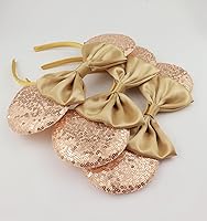 Vista 116 de Diadema con orejas de ratón de Minnie de leopardo, decoración de fiesta, diadema de orejas de ratón para disfraz de Halloween, accesorios para el 2