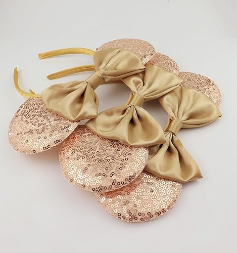 Miniatura 116 de Diadema con orejas de ratón de Minnie de leopardo, decoración de fiesta, diadema de orejas de ratón para disfraz de Halloween, accesorios para el 2