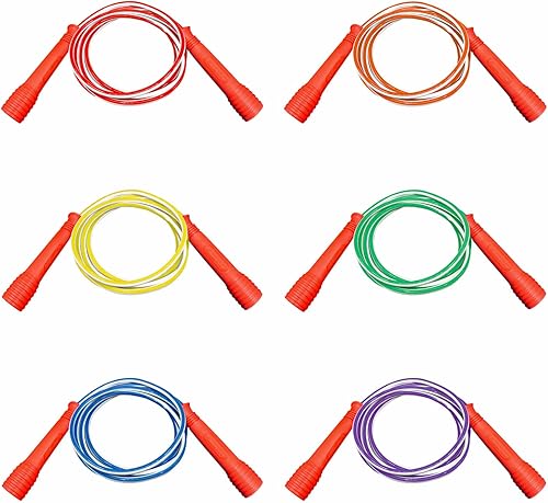 Miniatura 10 de Champion Sports Juego de cuerdas de salto de vinilo XU de lujo, en múltiples longitudes