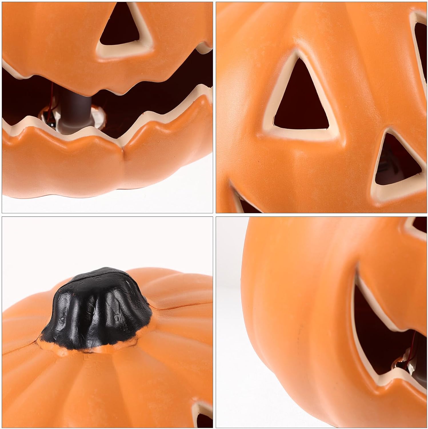 LED Pumpkin Lamp Halloween Decorative Table Lamp Orange LED Night Light for Festival Party Indoor Outdoor Pumpkin Decor
