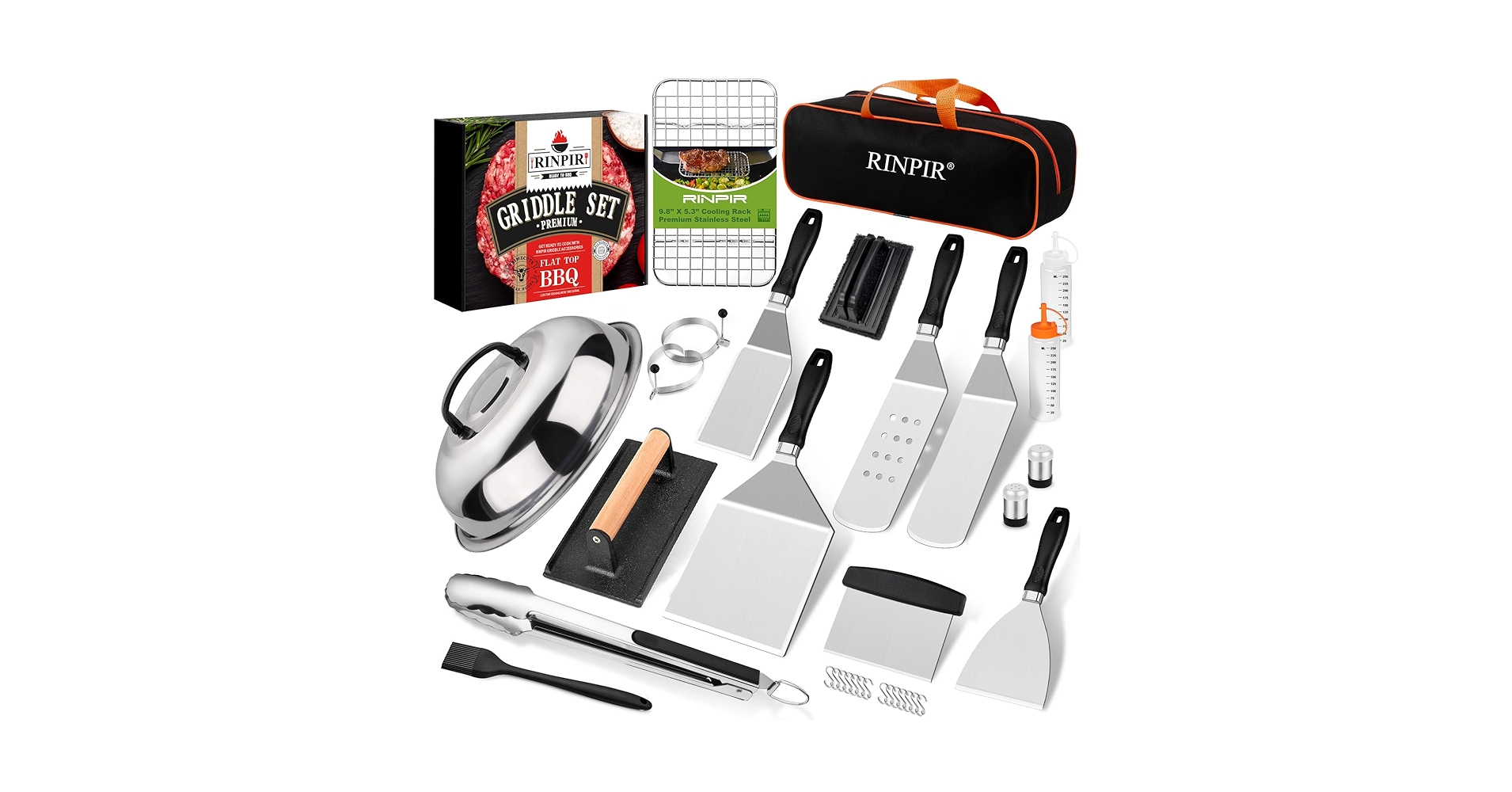 Amazon.com : RINPIR 33PCS Griddle Accessories Kit for