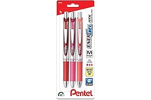 Pink Gel Pens with Majestic Pink Ink: EnerGel RTX (0.7mm)