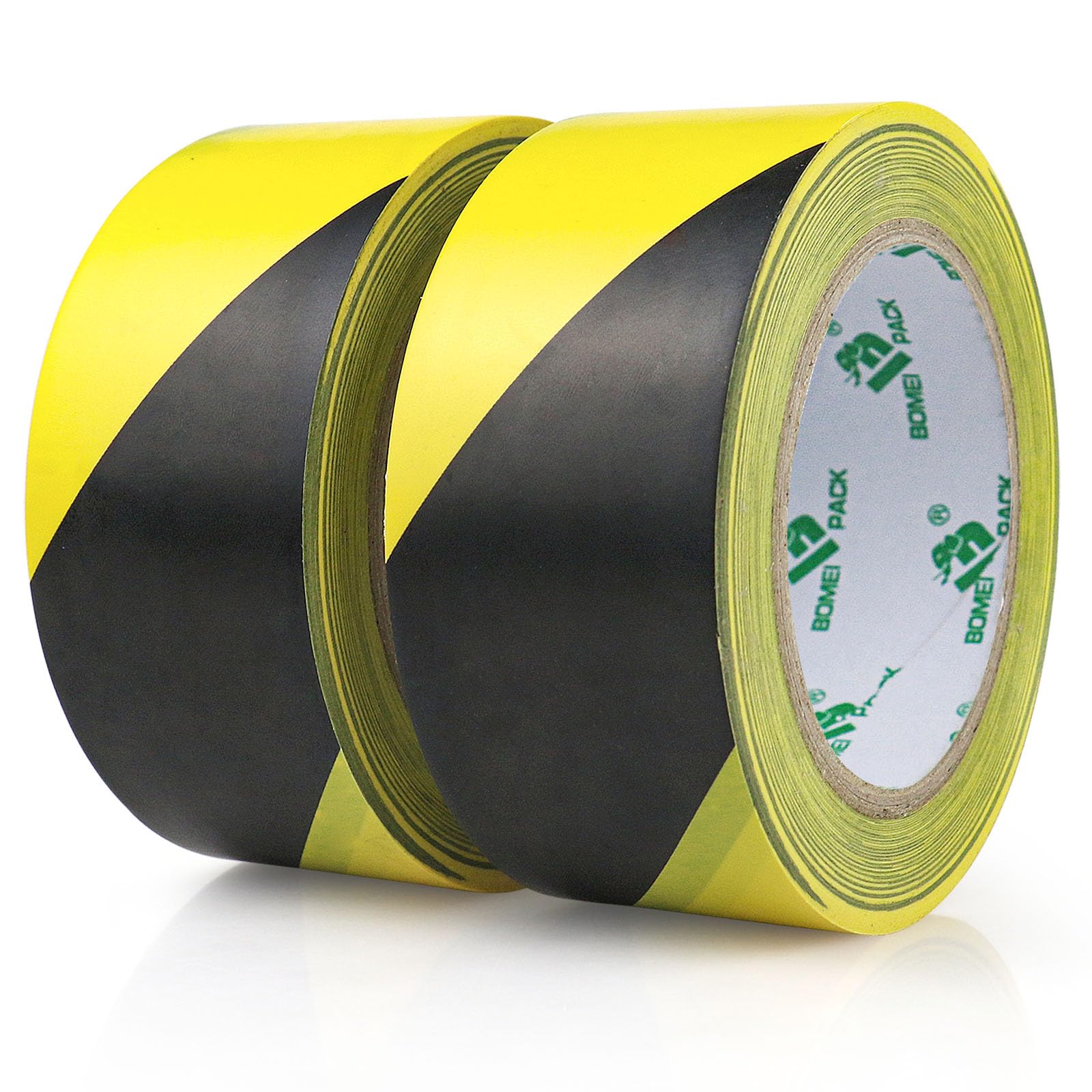 BOMEI Warnklebeband Grün - 100mm X 33m PVC Bodenmarkierungsband Für Sicherheit