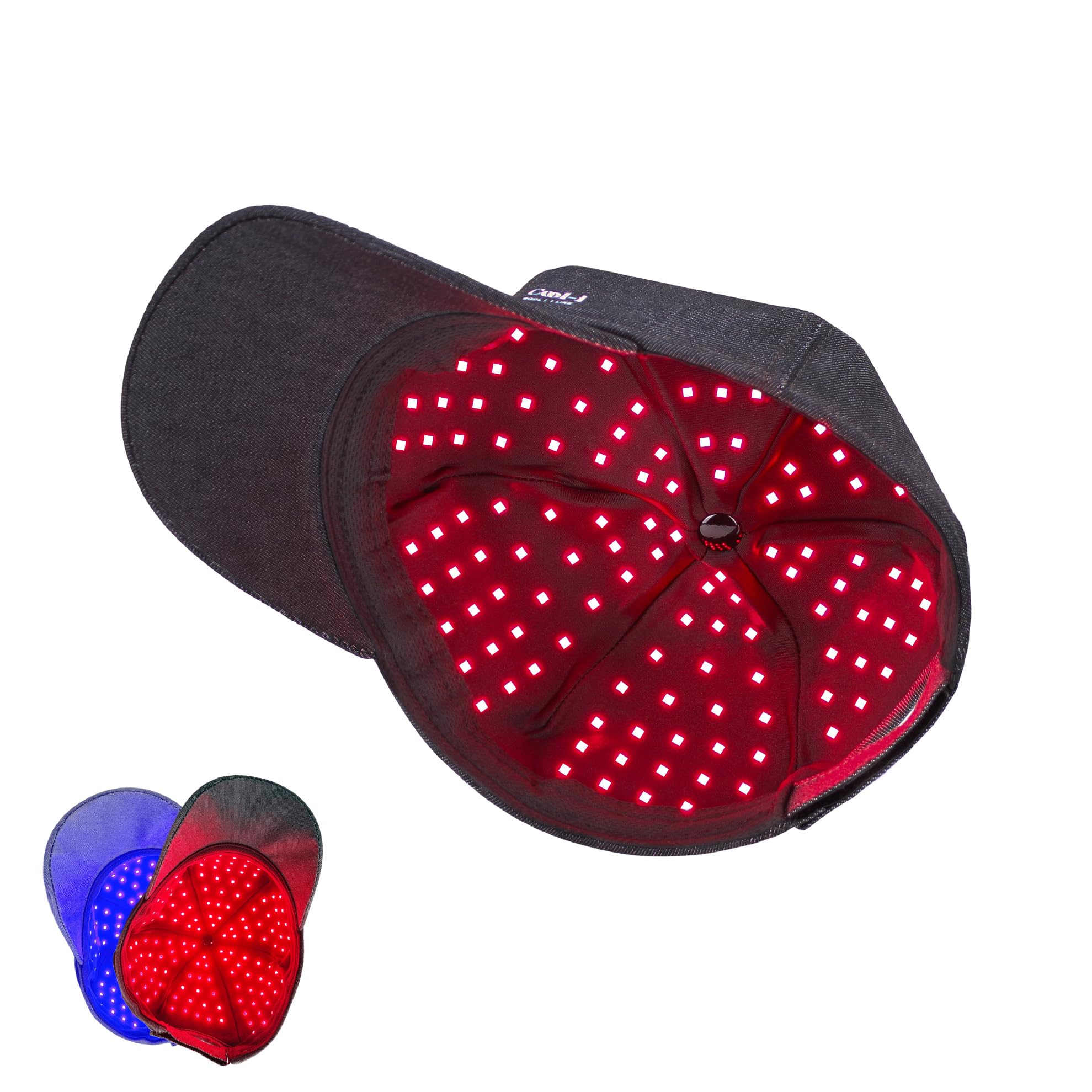 Cool-i ® LED-Haarpflegehaube mit Infrarot,Kabellose Lichtanwendung mit 158 LEDs (450/650/850 nm) – Pflege für empfindliche Kopfhaut – Wiederaufladbar mit Timer
