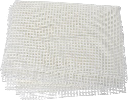 Ciieeo Malla de enganche para hacer alfombras de bricolaje para hacer tapices duraderos, lienzo, hoja de manualidades para proyectos de bordado