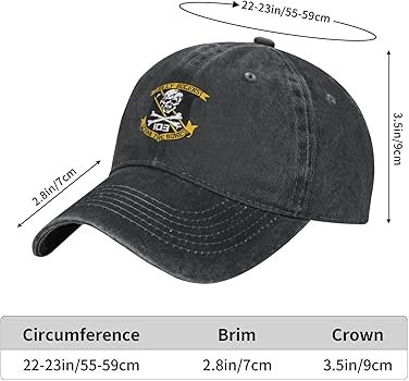 Vfa-103 Jolly Rogers Adjustable Fashion Outdoor Baseball Cap