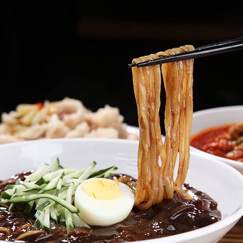 Miniatura 8 de Jinmi Pasta de frijoles negros coreanos Chunjang sin gluten, 10.58 onzas