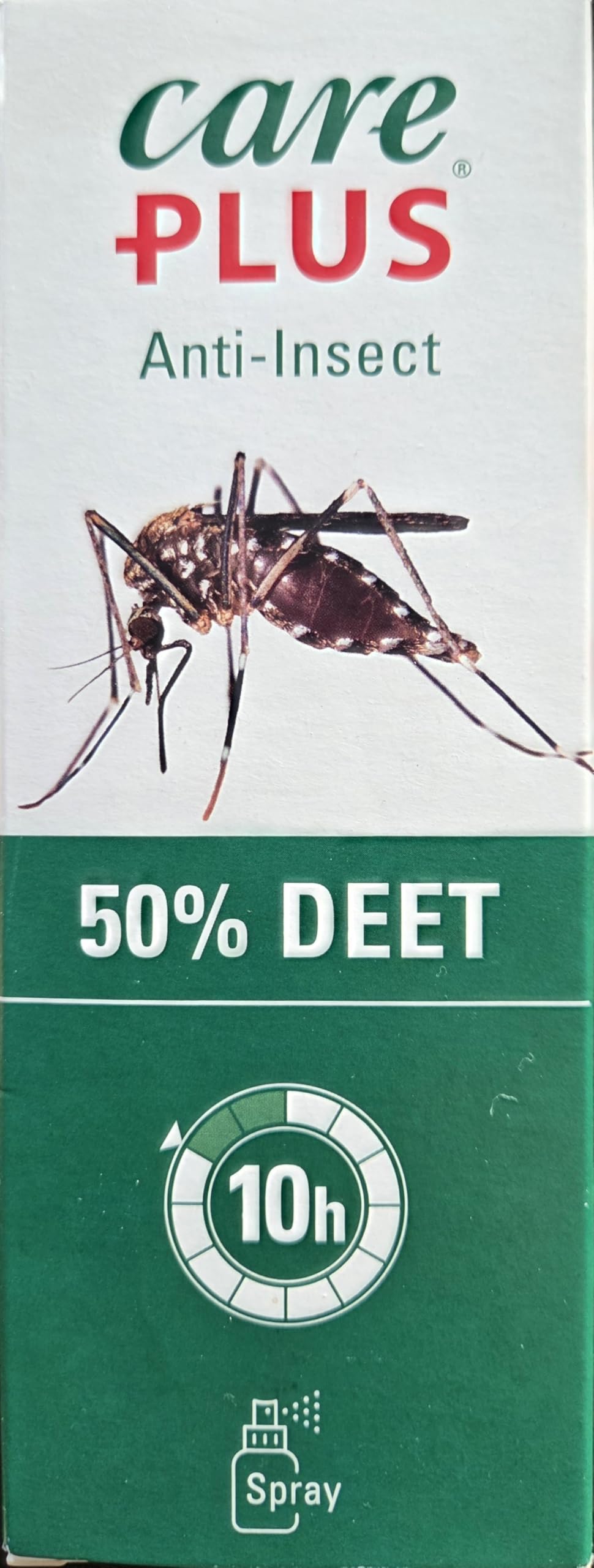 Care Plus DEET 50% Biozid Mückenspray Doppelpack 2x200 ml - Insektenschutz Mücken und Zecken - bis 10h - EU-Zulassung DE-0011106-19 / BAuA N-33085 - Reise Outdoor Tropen