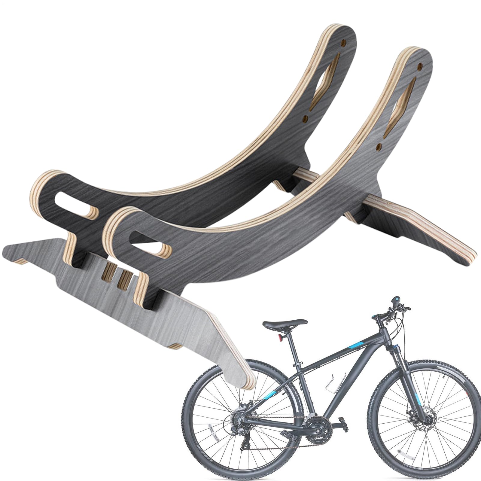 Generisch rowerowy, regulowany, przenośny uchwyt | Podłogowy stojak rowerowy do prezentacji rowerów górskich, dla kierowców, na podłogę, do mieszkania, garażu, ogrodu