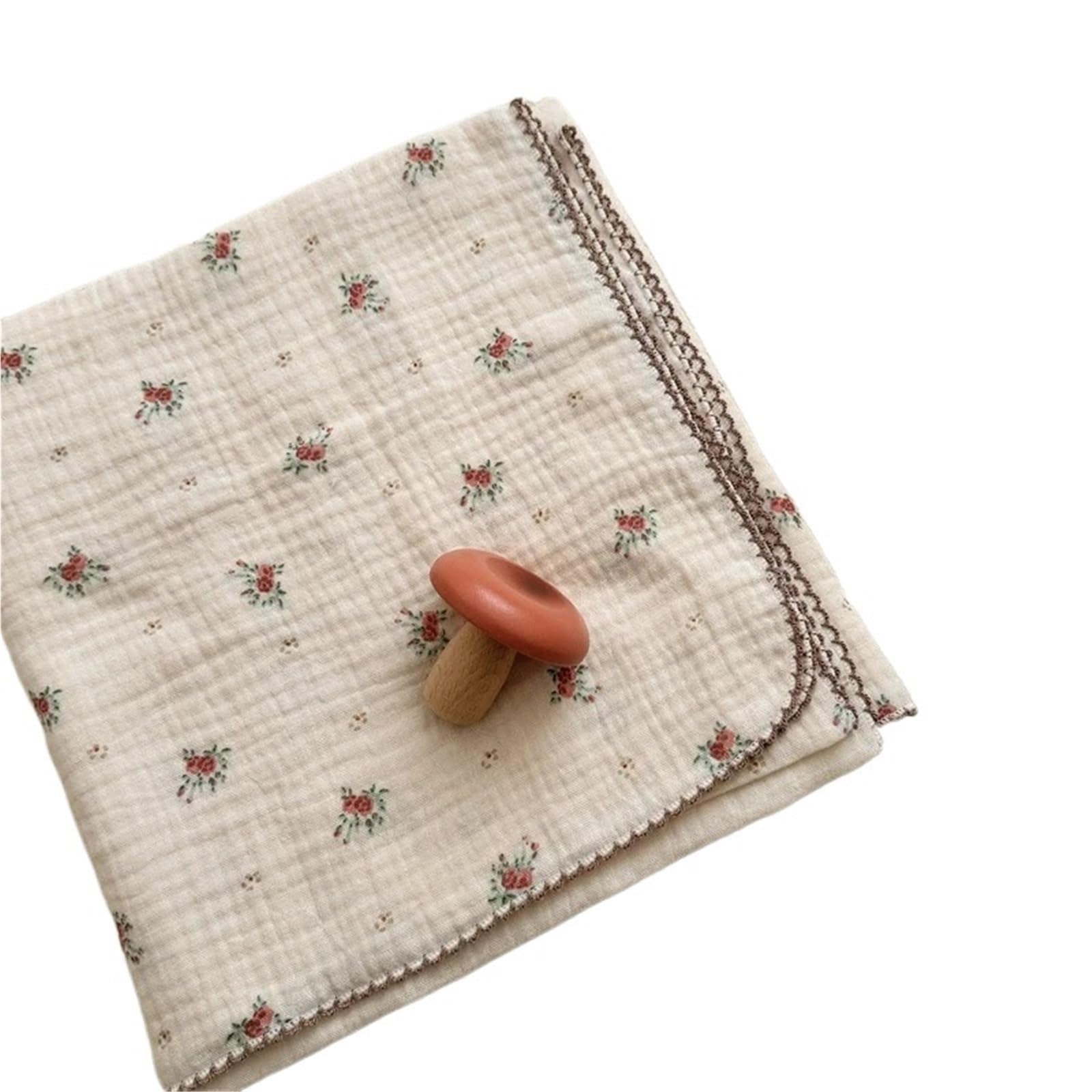 LPACXBYD Muslin Throw Blanket Cute Gauze Muslin Cotton Blanket Summer Floral Bath Towel Cozy Soft Throw Nap Cover Quilt Thin(Color9)