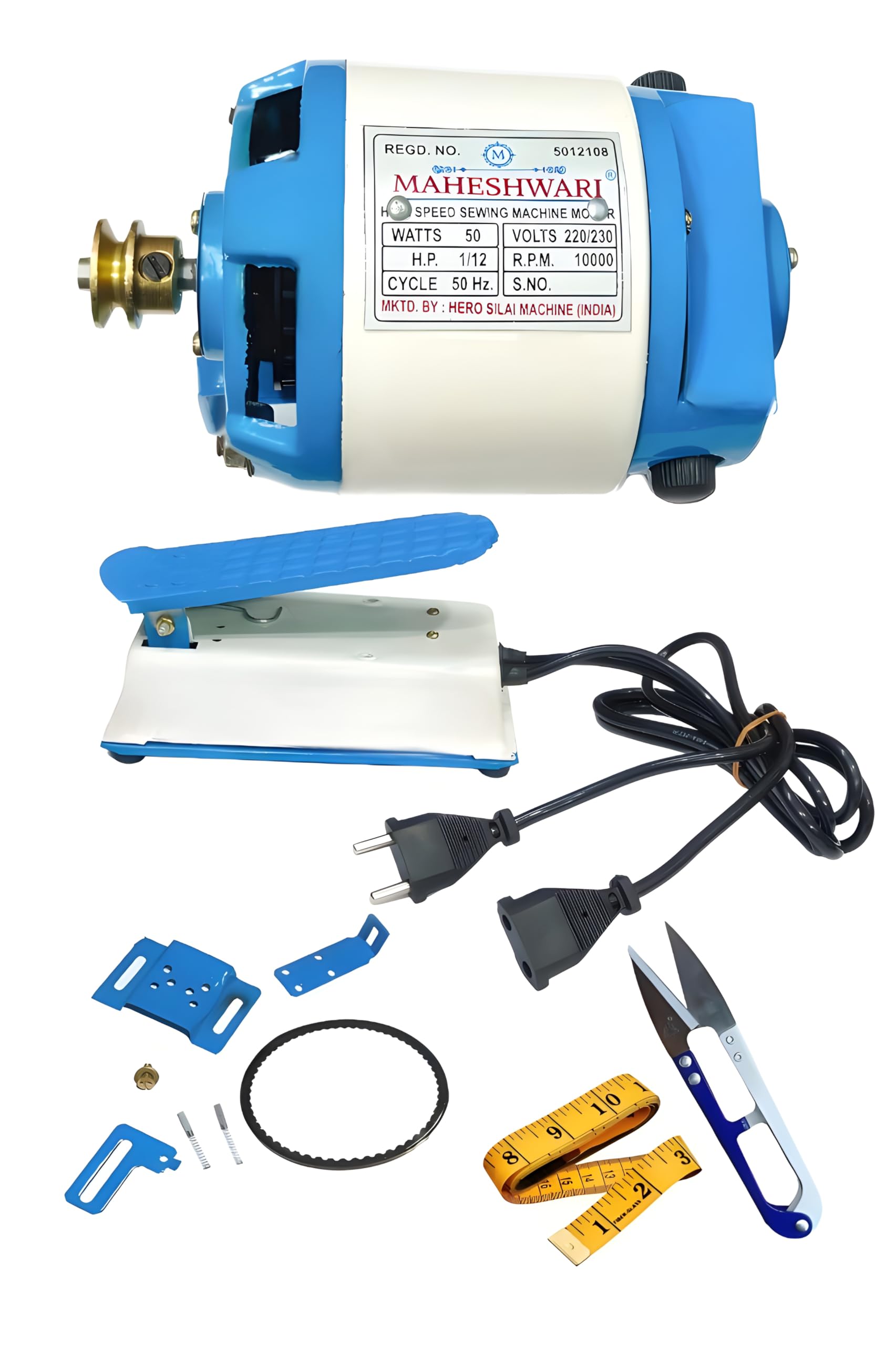 electric motor1/12hp for sewing machine, copper winding and soundless